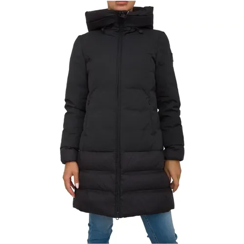 Schwarzer Parka Trench Mantel , Damen, Größe: S - DEKKER - Modalova