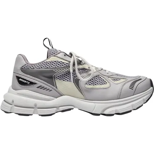 Grey Marathon Sneakers Leather Boost Performance , male, Sizes: 8 UK - Axel Arigato - Modalova