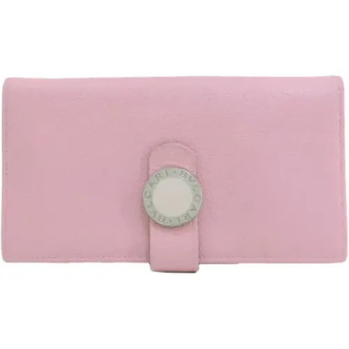 Pre-owned Leather wallets , female, Sizes: ONE SIZE - Bvlgari Vintage - Modalova