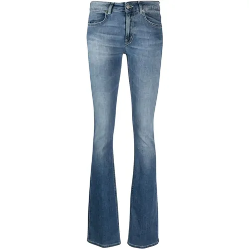 Vintage Boot-Cut Jeans , female, Sizes: W30, W24, W29, W25 - Dondup - Modalova