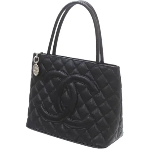 Pre-owned Leather totes , female, Sizes: ONE SIZE - Chanel Vintage - Modalova