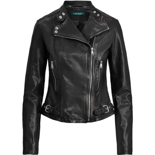 Feyoshi leather jacket , female, Sizes: 2XS - Ralph Lauren - Modalova