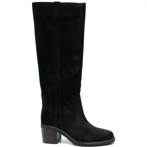 Knee-high Suede Boots , female, Sizes: 7 UK, 4 UK - Isabel marant - Modalova