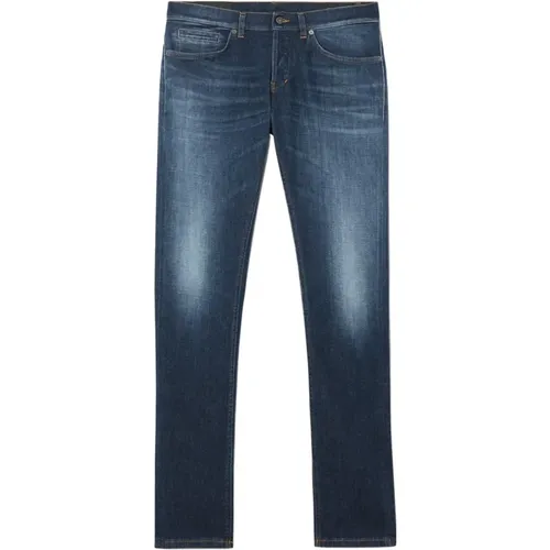 Straight Denim Jeans , male, Sizes: W32, W34, W38, W33, W36, W31 - Dondup - Modalova