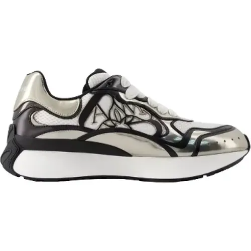 Pre-owned Leather sneakers , male, Sizes: 10 UK - Alexander McQueen Pre-owned - Modalova