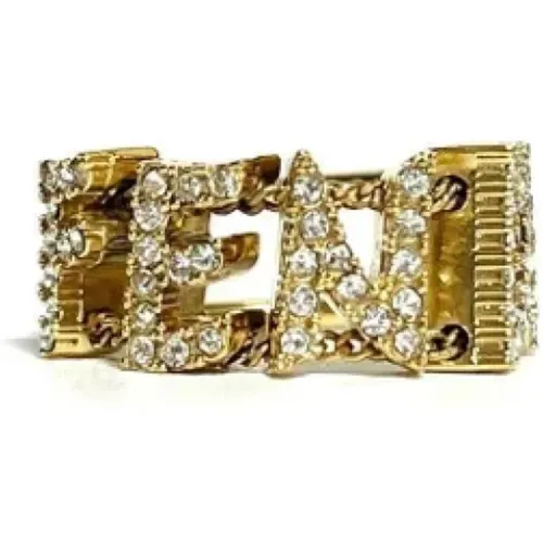 Pre-owned Fabric rings , female, Sizes: ONE SIZE - Fendi Vintage - Modalova