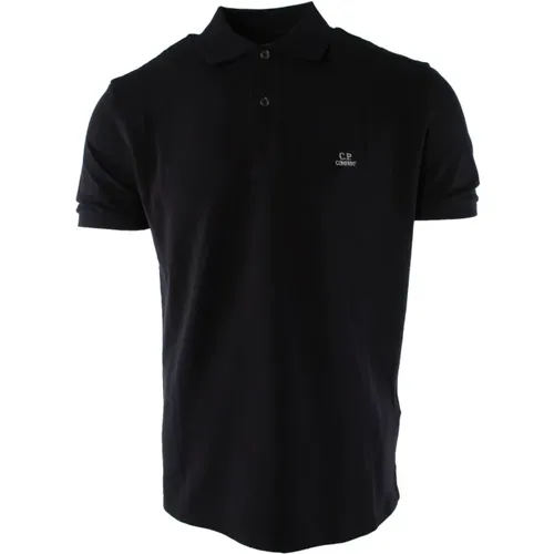 Navy Blaues Polo-Shirt für Herren , Herren, Größe: XL - C.P. Company - Modalova