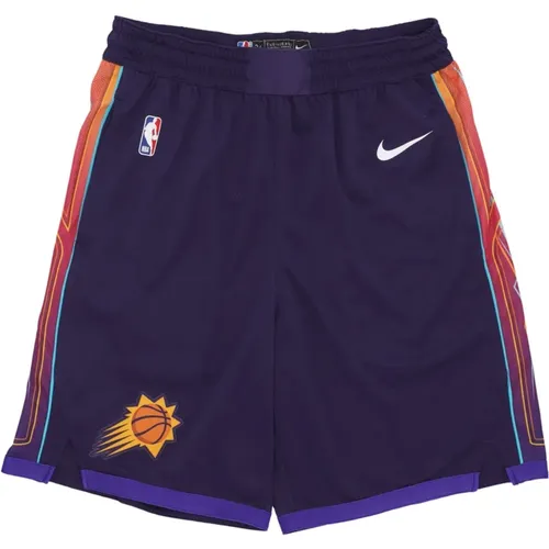 Phoenix Suns Basketball Shorts 2023 , male, Sizes: L - Nike - Modalova