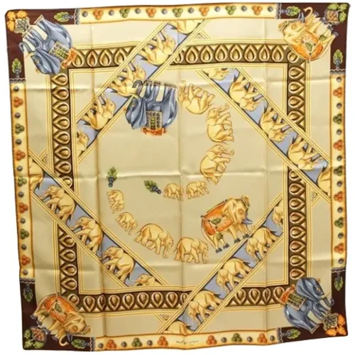 Pre-owned Silk scarves , female, Sizes: ONE SIZE - Cartier Vintage - Modalova