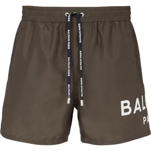 Paris Badeshorts , Herren, Größe: S - Balmain - Modalova