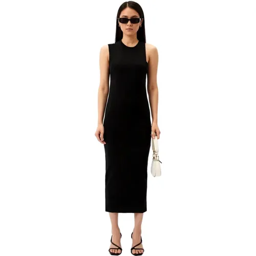 Elastic Fitted Dress Double Strap Emayt , female, Sizes: XS, S - Hugo Boss - Modalova