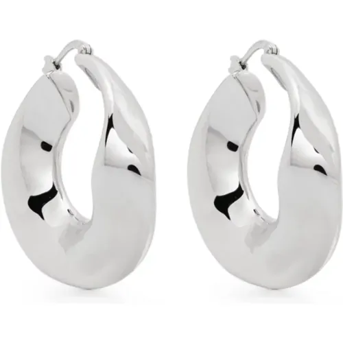 Silver Earrings Stylish Design , female, Sizes: ONE SIZE - Jil Sander - Modalova