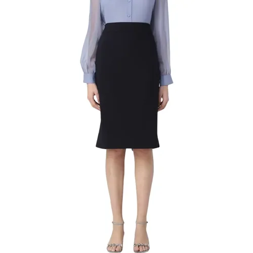 Knee-Length Skirt , Damen, Größe: L - Emporio Armani - Modalova