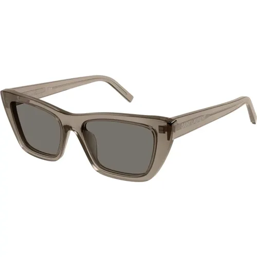 Best Selling Female Sunglasses SL 276 Mica 043 , female, Sizes: 53 MM - Saint Laurent - Modalova