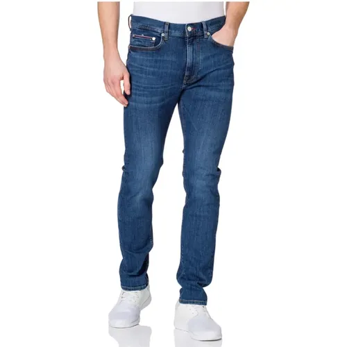 Core Bleecker Slim Jeans , Herren, Größe: W34 L30 - Tommy Hilfiger - Modalova