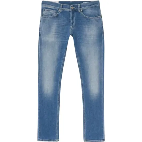 Slim-Fit George Jeans , Herren, Größe: W34 - Dondup - Modalova