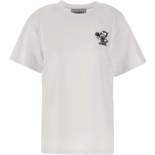 Felix The Cut T-shirt , female, Sizes: XS, M, L, S - Iceberg - Modalova