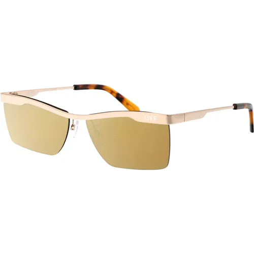 Rimini Sonnenbrille für sonnige Tage , unisex, Größe: 61 MM - Off White - Modalova