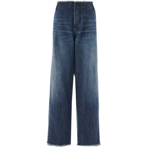 Weite Jeans mit verwaschenem Look - John Richmond - Modalova