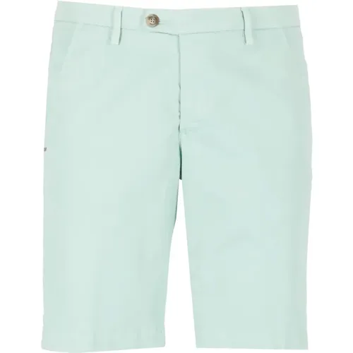 Grüne Baumwoll-Bermuda-Shorts für Männer , Herren, Größe: W30 - Entre amis - Modalova
