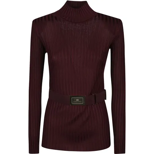 Tricot Rollkragenpullover , Damen, Größe: M - Elisabetta Franchi - Modalova