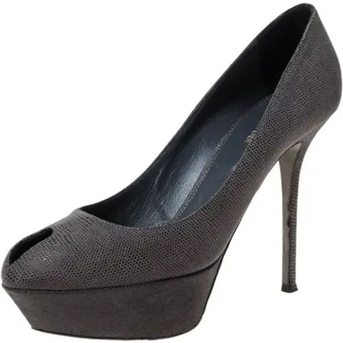 Pre-owned Suede heels , female, Sizes: 6 1/2 UK - Sergio Rossi Pre-owned - Modalova