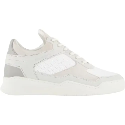 Low Top Ghost Sneaker Weiß , Herren, Größe: 44 EU - Filling Pieces - Modalova