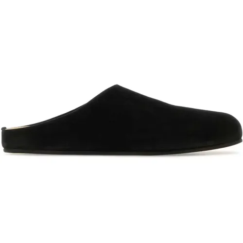 Suede Hugo slippers , male, Sizes: 4 1/2 UK - The Row - Modalova