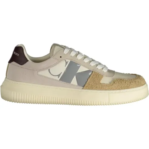 Sportliche Beige Sneakers mit Kontrastdetails - Calvin Klein - Modalova