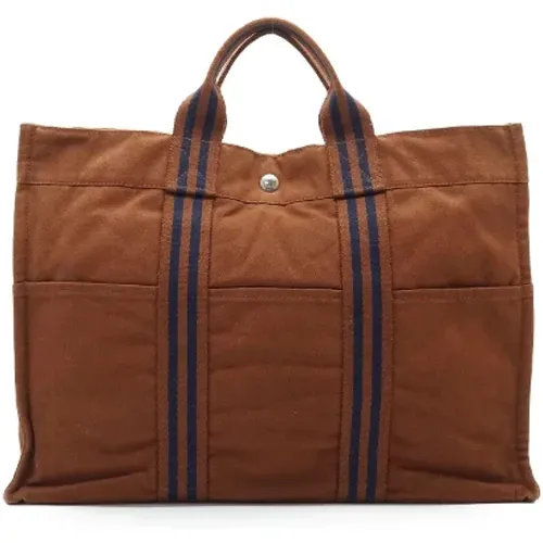 Pre-owned Cotton totes , female, Sizes: ONE SIZE - Hermès Vintage - Modalova