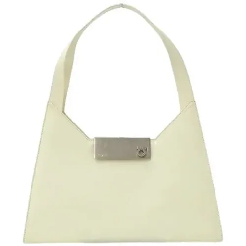 Pre-owned Leather shoulder-bags , female, Sizes: ONE SIZE - Salvatore Ferragamo Pre-owned - Modalova