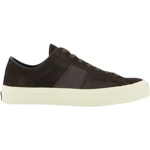 L-Top Suede Sneakers , male, Sizes: 6 UK - Tom Ford - Modalova