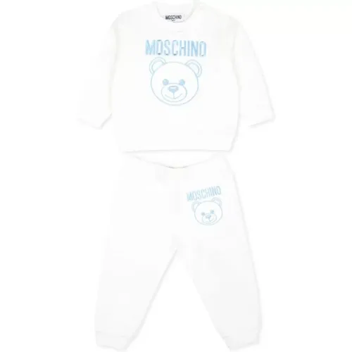 Klares Blau Teddybär Kleid Set - Moschino - Modalova