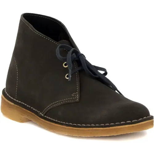 Shoes Desert Boot W Loden , male, Sizes: 3 UK - Clarks - Modalova