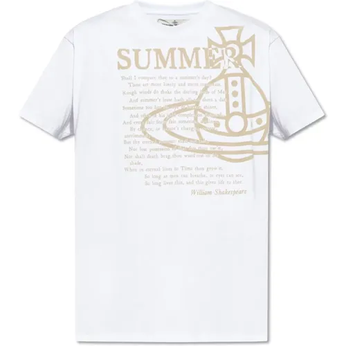 Printed T-shirt , male, Sizes: XS - Vivienne Westwood - Modalova