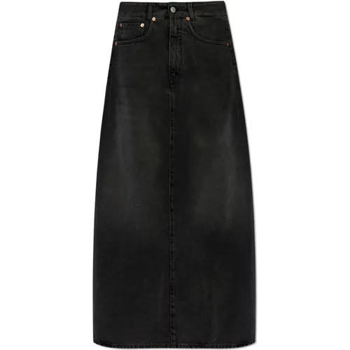 Denim skirt , female, Sizes: M, XS - MM6 Maison Margiela - Modalova