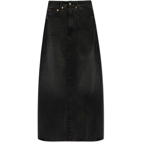 Denim skirt , female, Sizes: S, XS - MM6 Maison Margiela - Modalova