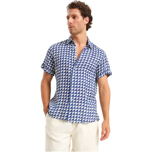 Linen Summer Shirt , male, Sizes: XL, 2XL, S, M, L - Peninsula - Modalova
