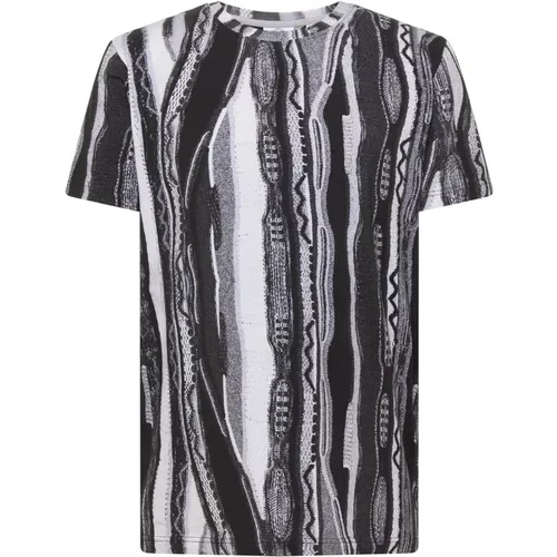 Printed Round Neck T-Shirt , male, Sizes: M, XL, L, 2XL, 3XL - carlo colucci - Modalova