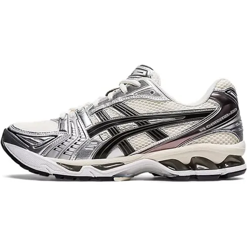 Gel Kayano 14 Cream/Black Shoes , male, Sizes: 3 1/2 UK, 6 1/2 UK - ASICS - Modalova