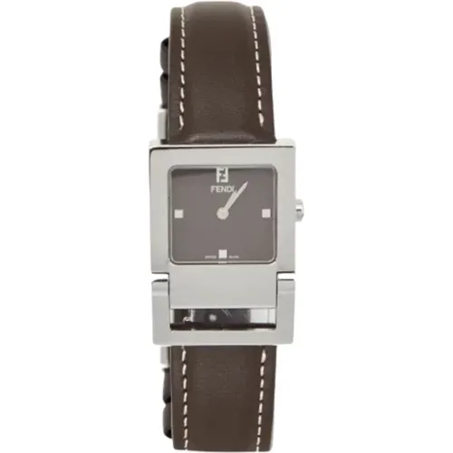 Pre-owned Stainless Steel watches , female, Sizes: ONE SIZE - Fendi Vintage - Modalova