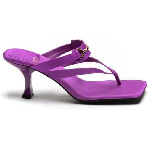 Deviuos Heeled Mules - Fashion-Forward Sandals , female, Sizes: 4 UK, 5 UK, 6 UK - Jeffrey Campbell - Modalova