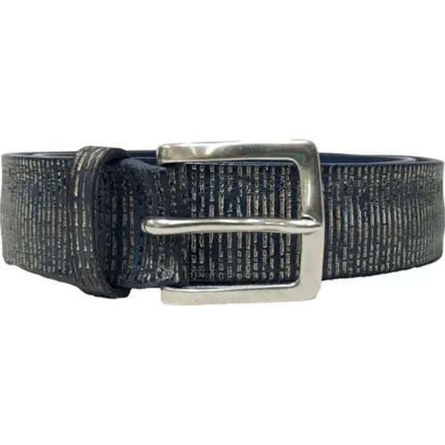 Blue Bull Soapy Leather Belt , male, Sizes: 100 CM - Orciani - Modalova