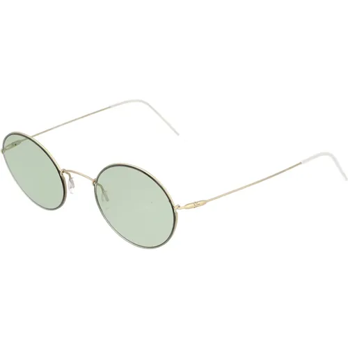 Runde Rahmen Sonnenbrille , unisex, Größe: 48 MM - Armani - Modalova