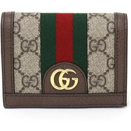 Pre-owned Canvas wallets , female, Sizes: ONE SIZE - Gucci Vintage - Modalova