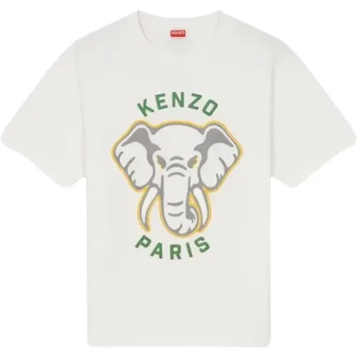 Oversized T-Shirt mit Tierlogo - Kenzo - Modalova