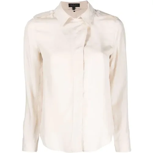 Casual Silk Blouse , female, Sizes: XS - Rag & Bone - Modalova