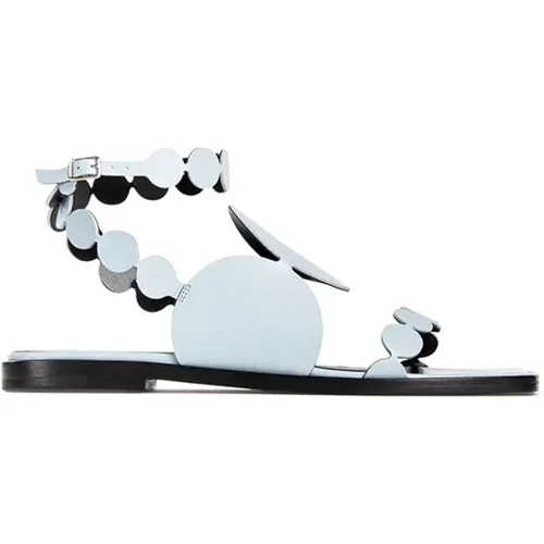 Blue Grey Sandals Acd04 Style , female, Sizes: 4 1/2 UK - Pierre Hardy - Modalova