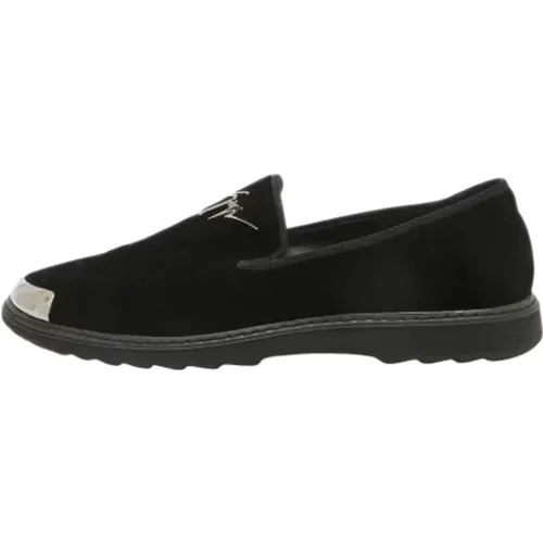 Pre-owned Velvet flats , male, Sizes: 10 UK - Giuseppe Zanotti Pre-owned - Modalova