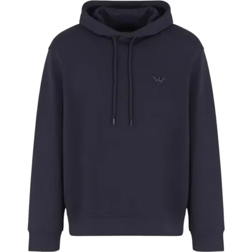 Herrenhoodie mit kleinem Logo , Herren, Größe: 2XL - Armani - Modalova